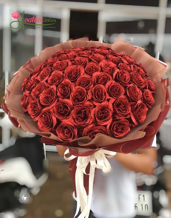 Bó hoa hồng sáp thơm giá rẻ đẹp nhất
